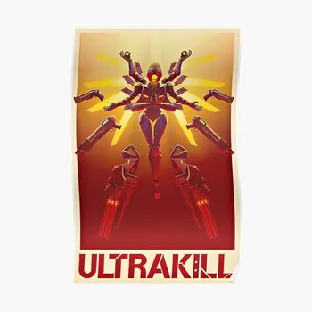 Ultrakill Plakato Nuotrauka Juokinga Meno Kambario Sienų Dekoras Spausdinti Modernaus Derliaus Tapybos Namų Puošybai Freskos Be Rėmelio