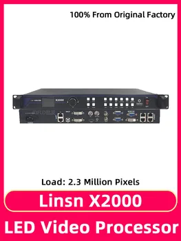 LINSN-X2000 Tela LED Full, Processador de Vídeo, Sistema Dois-em-um, Controle Mestre