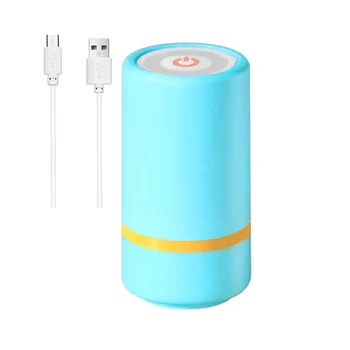 Nešiojamas USB Įkrovimo Nešiojamą Mini Krepšys Gruntas Virtuvės Smart Mažų Maisto Buitinių Dulkių Gruntas su 10 Krepšiai Mėlyna