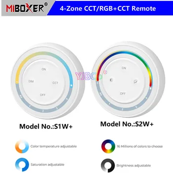 Miboxer 2.4 G RD 4-Zona Saulėtekio(BMT)/Rainbow(RGB+BMT) Turas Nuotolinio valdymo pultelis Reguliuoti Ryškumą Mi-Šviesos 2.4 G Serijos Produktai