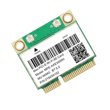 DLP-AXE3000H WiFi Kortelės WiFi 6E 2400Mbps Mini PCI-E Card 