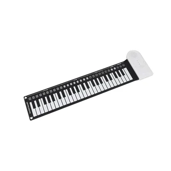 49-Raktas Vertus, Elektroninis Pianinas Portable Lankstymo Vertus Fortepijono Klaviatūros Pradedantiesiems Instrumentas, Elektroniniai