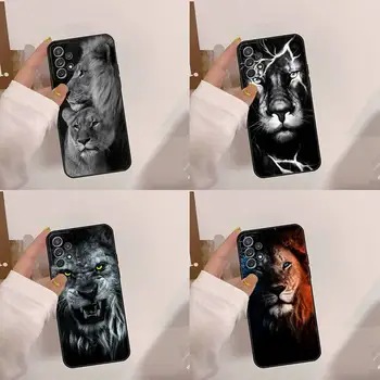 Karalius Žvėrys, Liūtas, Telefono Dėklas, Skirtas Samsung S30 Ultra S20 S8 S9 S10 E Fe Lite S21 Plius Funda Mobiliųjų Telefonų Priedai