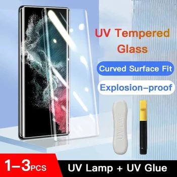 UV Grūdintas Stiklas KOLEGA Reno Pro 11 10 9 Plius 6 5 4 3 Screen Protector Rasti X5 X3 Pro X6 X2 X Rasti N N2 Telefono Apsauginė Plėvelė