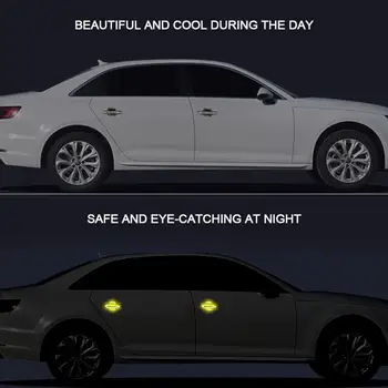 Šviesą atspindinčios Saugos Lipdukai Labai Matomi Automobilių Saugos šviesą Atspindintys Lipdukai Anti-slip Universali Apsauga už Durų Rankenos