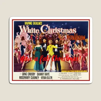 Baltas Kalėdų Bing Crosby Danny Kaye Magnetas Turėtojas Vaikams, Šaldytuvas Organizatorius Spalvingas Žaislas Juokingi Vaikai Lipdukai Mielas Namų