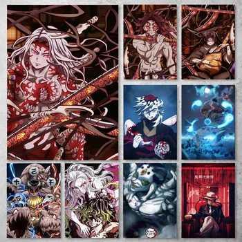 Demon Slayer Kibutsuji Muzan Kokushibou Anime Plakatų Galerija Spaudinių Sienų Tapybos Drobė Nuotraukas Kambarį Lipdukas