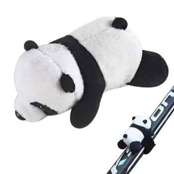 Panda Iškamša Mielas Dviratį Mažosios Pandos Papuošalai Hangable Minkštas Patogus Pakabučiai Dekoro Motoroleris Kalnų Dviračių Kelių