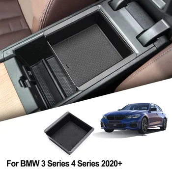 Konsolė Organizatorius Dėklas BMW 3 Serijos G21 G20 2019-2022 4 Serijos G22 G23 2021-2023 Centrinis Porankis Saugojimo Dėžutė