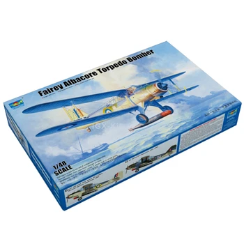 Trimitininkas 1/48 02880 Britų Fairey Ilgapelekius Tunus, Torpedų Bombonešis Lėktuvas Karinis Lėktuvas Plastiko Surinkimo Modelį, Žaislų Kūrimo Rinkinį