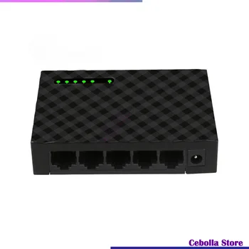 5 Port Gigabit Nevaldomas Ethernet Tinklo Jungiklio, Splitter Plug and Play Eismo Optimizavimas