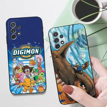 Digimon Animacinių Filmų Telefono Dėklas, Skirtas Samsung Galaxy Note 10 20 Lite Pro Plus Ultra J4 J5 J6 J7 J8 2018 Premjero A81 Coque