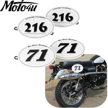 MOTO4U Universalus Numerį NR.71/216 Dekoratyvinės Šviesos Rider 