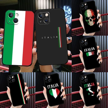 Italijos Vėliavos Atveju iPhone 15 13 14 Pro Max 11 12 14 Pro Max XS XR X 8 7 Plus SE 2020 m. 13 12 Mini Padengti Coque
